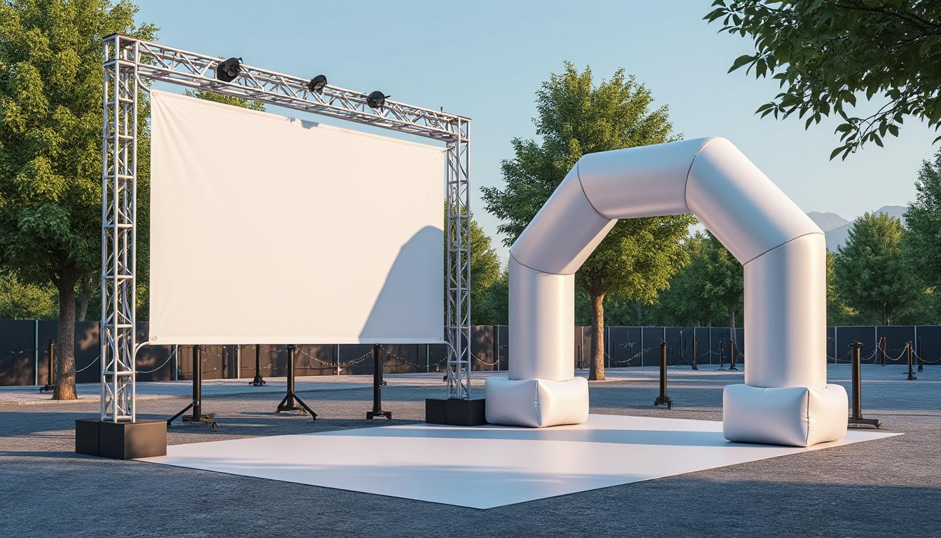 découvrez comment choisir vos bâches tendues, arches gonflables et totems modulaires pour un grand format impactant et adapté à vos événements et publicité.