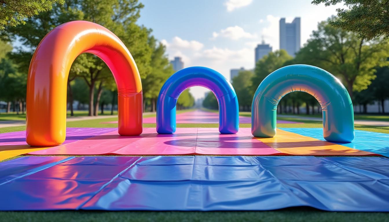 découvrez comment choisir vos supports grand format : bâches tendues, arches gonflables et totems modulaires pour une communication efficace et impactante.