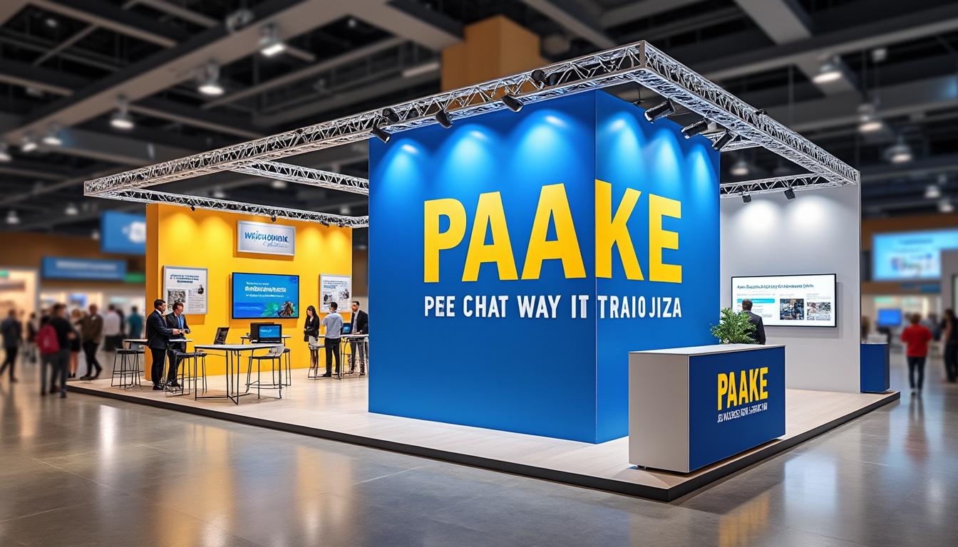 découvrez nos solutions d'habillage de stand, du fond de scène au mobilier signalétique, pour valoriser votre espace d'exposition et attirer l'attention de vos visiteurs.
