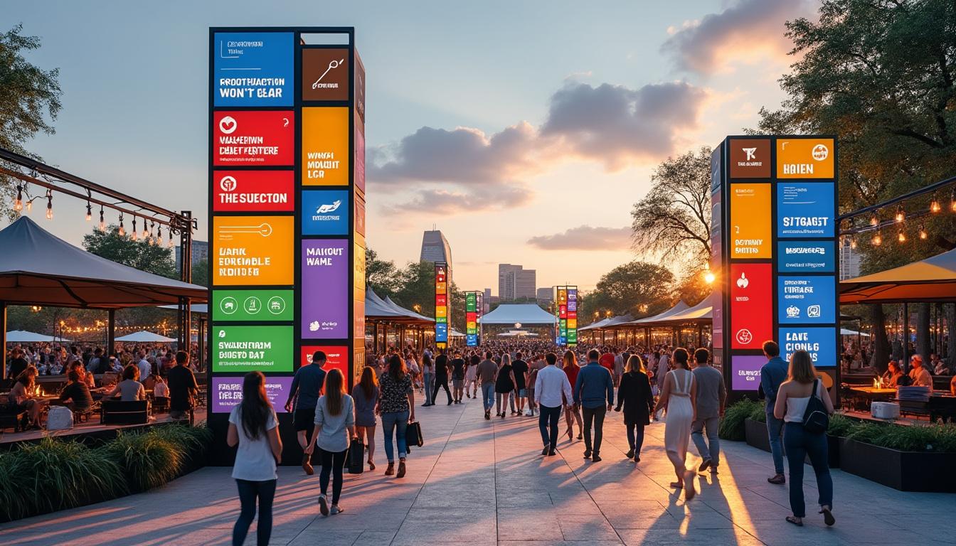 découvrez comment habiller un festival grâce à une signalétique efficace, un branding impactant et une expérience visiteur mémorable pour maximiser l'engagement et la visibilité de votre événement.