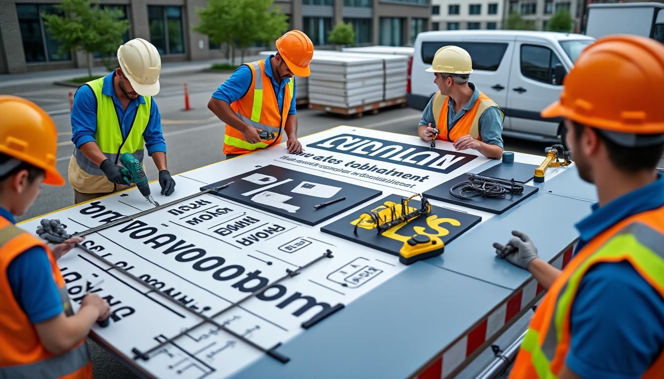découvrez notre checklist logistique complète pour installer et démonter efficacement votre signalétique, en assurant organisation et gain de temps.