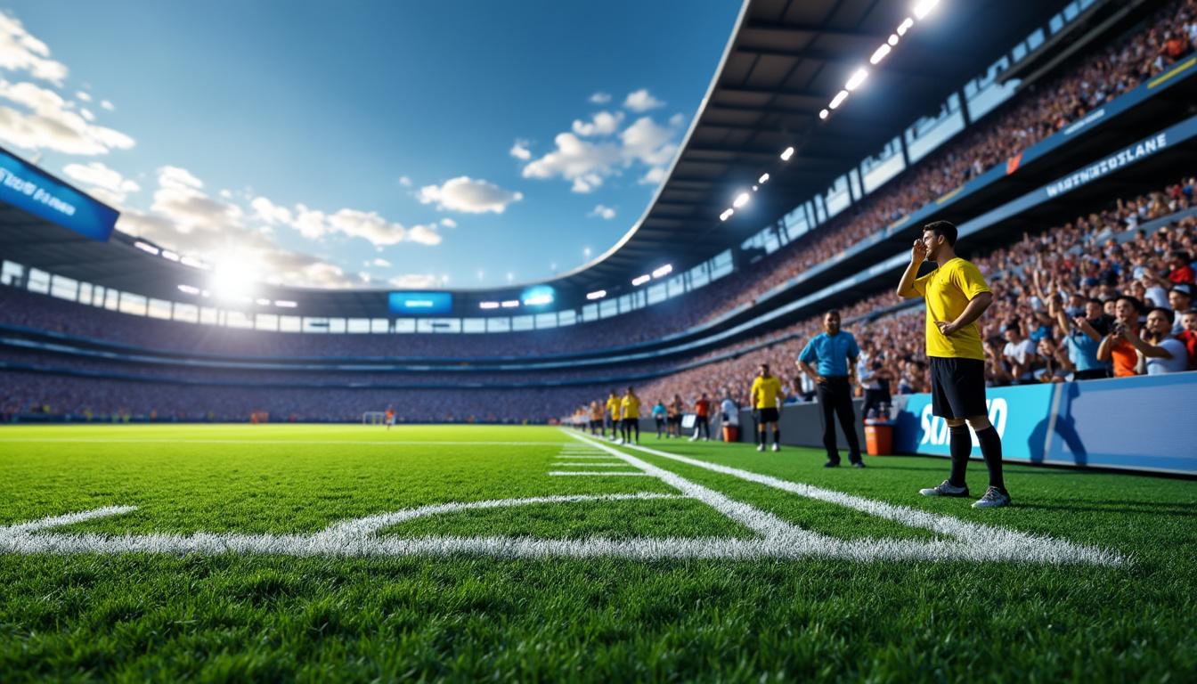 découvrez comment le sport devient un véritable terrain d'expression visuelle, du bord de terrain jusqu'au stade, mêlant passion, émotions et art.