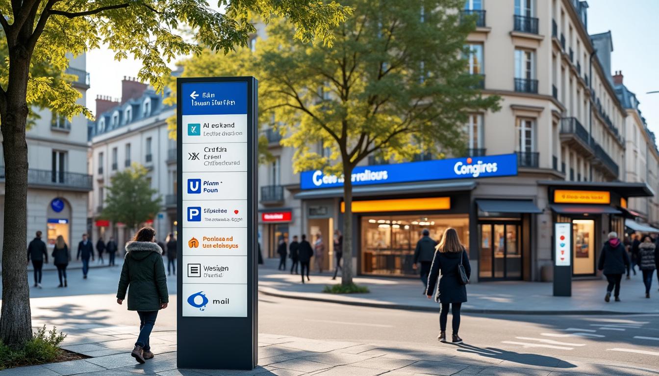 découvrez comment la signalétique d'accueil utilise des codes graphiques efficaces pour valoriser le tourisme et rendre les villes attractives et conviviales.